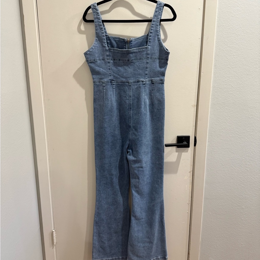 Emory Park Light Blue Denim Overalls